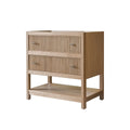 Noche Single Vanity Unit - Oak