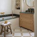 Lombardy Single Vanity Unit - Oak