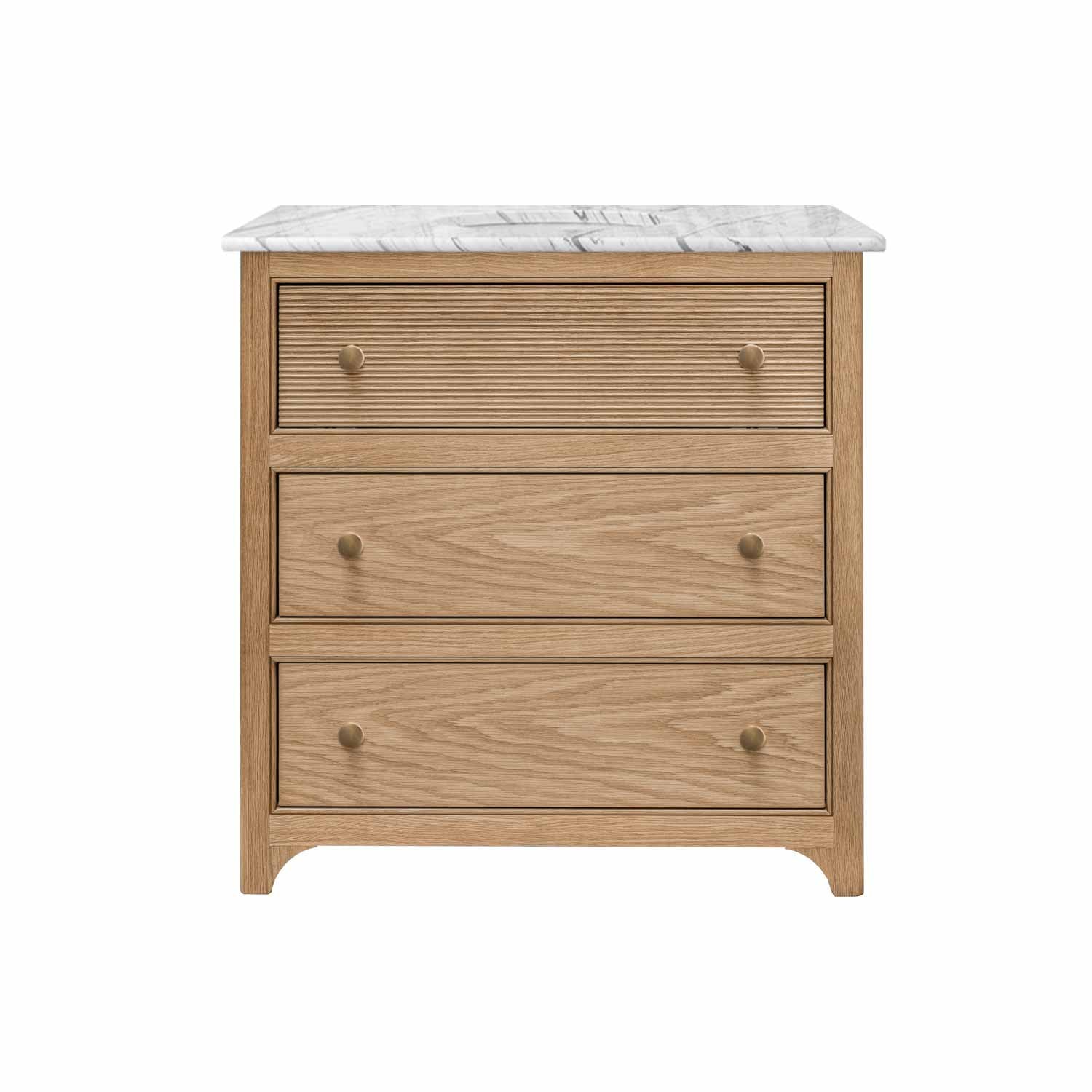 Lombardy Single Vanity Unite - Oak